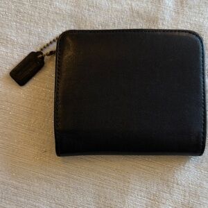 Coach Black Leather Wallet